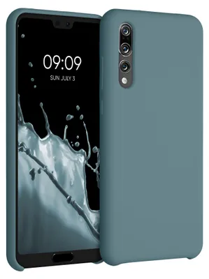 Produktbild von kwmobile Handyhülle für Huawei P20 Pro Hülle - Case Silikon - Kabelloses Laden - Schutzhülle Cover in Arctic Night