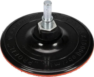 Produktbild von Euroscheibe für Winkelschleifer und Bohrmaschine 125mm mit Schaft 08501 VOREL