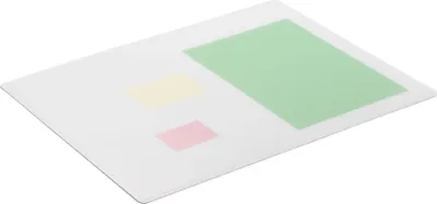 Zdjęcie produktu dla DURABLE Podk?ad na biurko 530x400 mm ozdobne kraw?dzie PP, Przezroczysty, 712219, 5 szt.