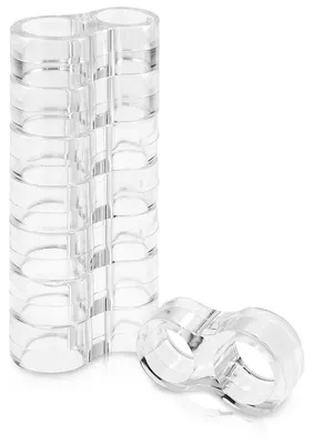 Produktbild von Set mit 8 Türstoppern für Türgriffe – 8 transparente Türstopper – Türgriffschutz, Türgriffsicherung – Türstopper