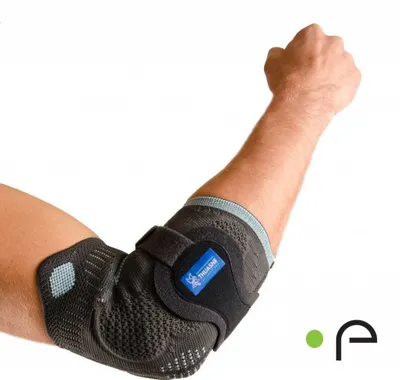 Produktbild von Thuasne Silistab Epi Ellenbogenbandage - 2 - Universell - Grau
