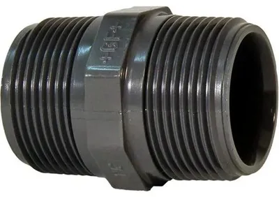 Immagine prodotto di Georg Fischer GF Raccordo doppio in PVC-U, 6/4" maschio, 1 pz.