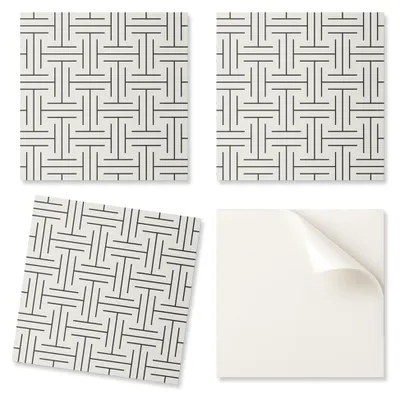 Obrázok produktu pre Samolepiace vinylové obklady na stenu s geometrickým vzorom, 20 x 20 x 20 cm