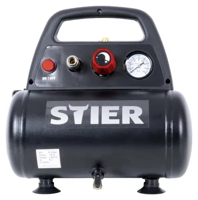 Produktbild von STIER Kompressor MKT 180 l/min | 8 bar | 6 l | ölfrei