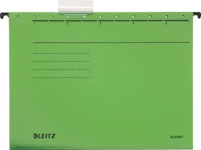 Image de Leitz 1985-00-55 1985 Dossier suspendu ALPHA® - Carton Pendarec, vert