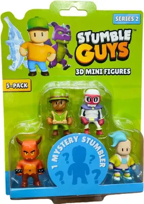 Produktbild von Stumble Guys Windowbox-Pack Mit 5 Figuren.