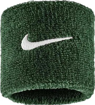 Immagine prodotto di Nike - Fascia per il sudore "Classic", Swoosh (2-Pack) CS2567 (Taglia unica) (Verde/Bianco)