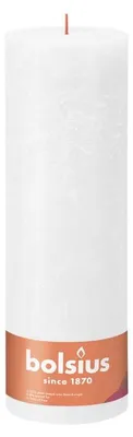 Obrázek produktu pro Svíčka Bolsius Rustiek 300/100 Cloudy White (1 ks)