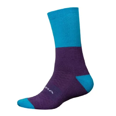 Produktbild von Endura Baabaa Merino-Wintersocken in der Farbe „Blueberry“