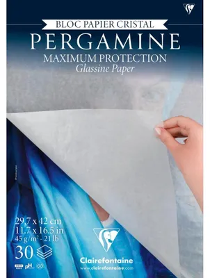 Produktbild von Clairefontaine 976101C, Kunstdruckpapierblock, 45 g/m², 30 Blätter