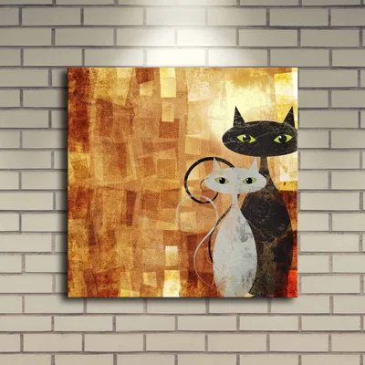 Produktbild von Opviq, 4040İACT- SHN4242, Bunt, Leinwandbilder, 40 x 40 cm, 100% Wildleder -Leinwand