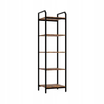 Zdjęcie produktu dla Regał na książki, do salonu, biura, metalowy, biurowy, szafka, BS 5 40 152 x 40 x 30 cm