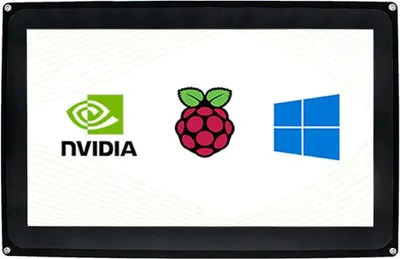 Produktbild von Waveshare 10.1 inch Raspberry Pi Display 1024x600 capacitive Touchscreen LCD HDMI Windows 10 8.1 8 7 XP