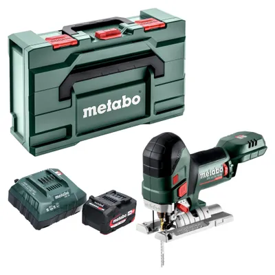 Obrázek produktu pro Akumulátorová přímočará pila Metabo STA 18 LTX 150 BL 18 V 150 mm bezkartáčová + 1x akumulátor 4,0 Ah + nabíječka + Metabox