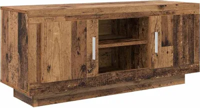 Image de Meuble TV Bois Ancien 102 x 35 x 45 cm Bois d'ingénierie