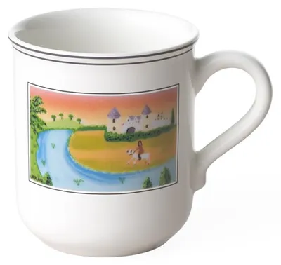 Imagen del producto de Taza Naif con asa. Dimensiones: 113 x 81 x 93 mm. Capacidad: 270 ml. Marca: Villeroy & Boch. Número de artículo: 1023374872. Código EAN: 5450102205929. Venta limitada al stock disponible