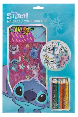 Immagine prodotto di Set Stitch con matite colorate e adesivi
