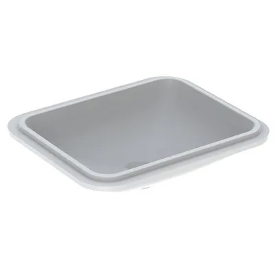 Zdjęcie produktu dla Geberit VariForm umywalka podblatowa prostokątna, 580 x 490 mm, bez otworu na baterię, bez przelewu biała