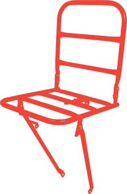 Image de STECO - Porte-bagages avant 26 -28 rouge