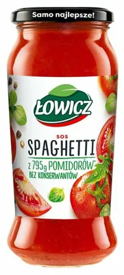 Produktbild von Łowicz Tomatenspaghetti-Sauce 500 g