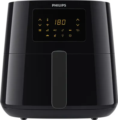 Produktbild von Philips Airfryer Essential, teplovzdušná fritéza, ovládanie pomocou aplikácie, 1,2 kg, dotykový displej, čierna (HD9280/90)