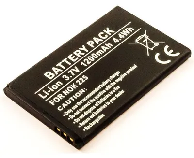 Produktbild von Akku für Nokia BL-4WL Li-Ion 3,7 Volt 1000 mAh schwarz.