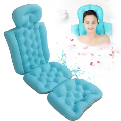 Obrázok produktu pre Ergonomický kúpeľový vankúš - protišmykový vankúš do vane - 122 cm dlhý