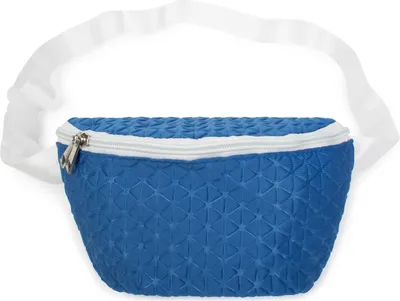 Produktbild von styleBREAKER Damen Bauchtasche geometrisches Muster geprägte Optik, Reißverschluss, Gürteltasche, Hüfttasche 02012253