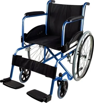 Produktbild von Rollstuhl  Faltbar  Manuell  Leicht  Blau  Valencia  Clinicalfy