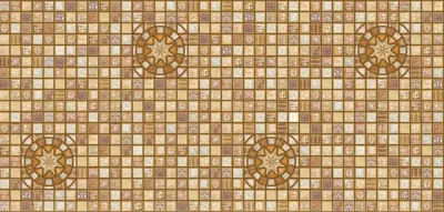 Produktbild von Dekorplatten aus PVC - Dekorative Wandpaneele mit 3D Look als Wandverkleidung - Mosaik Optik (1 Paneel Sparpaket 956 x 480 mm) Küchenpaneele Rückwand hart