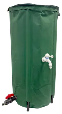 Produktbild von Regenfass 100L faltbar Regentonne Wasserfass mit Hahn Garten