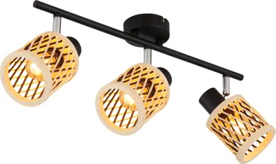 Produktbild von NOWA Strahler Metall schwarz matt, 3x E14 LED