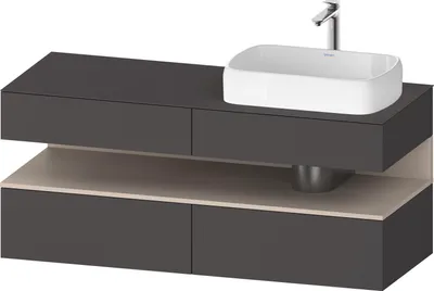 Produktbild von DURAVIT QA4766091490000 QTG KWTU WH Ek. 1400x550x600 Gt Mt. H