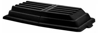 Deckel für Tilt Truck 0,8 m3, Rubbermaid Schwarz Rubbermaid VB 000923