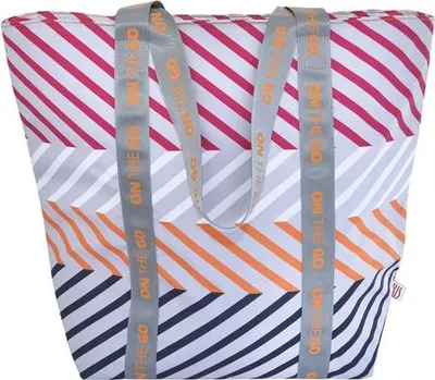 Immagine prodotto di Cestino della spesa isolato Lunchbag 3,7 l Stampa fucsia - In viaggio Fluor - Iris