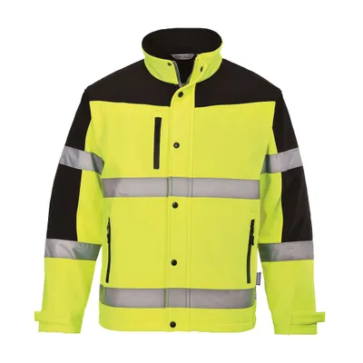 Produktbild von Portwest S429 Zweifarbige Softshell-Jacke (3L) Yellow Gr. M