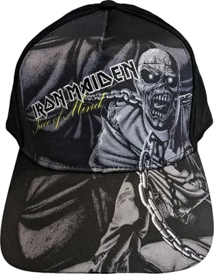 Image de Iron Maiden - Casquette de baseball "Piece Of Mind" pour homme/femme unie RO10117 (taille unique) (Noir/Gris)