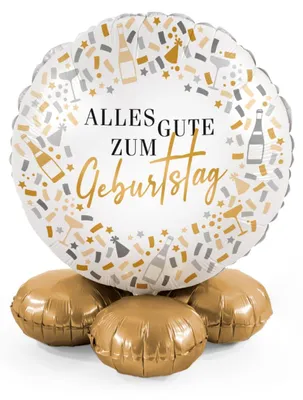 Produktbild von Folienballon Bouquet "Hello Happy Birthday"