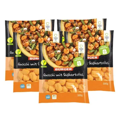 Produktbild von Bürger - Gnocchi mit Süßkartoffel, 5 x 500 g Beutel