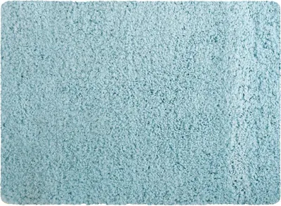 Produktbild von MSV Badteppich Badematte Badvorleger Duschvorleger Mikrofaser Hochflor flauschig 40x60 cm – Hellblau