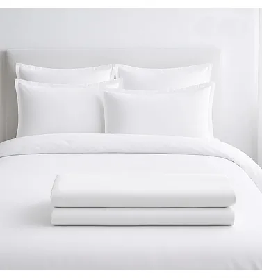 Image de Housse de Couette 50% Coton 50% Polyester Hôtel | 120 g/m² - Blanche