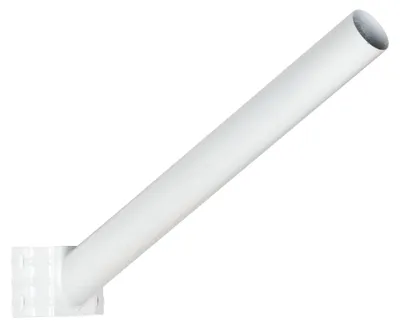 Wandhalter für LED-Rohr 47 mm, weiß, 45 cm