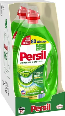 Produktbild von Persil Universal Kraftgel Flüssigwaschmittel 2x80 Wäschen Vollwaschmittel Rein