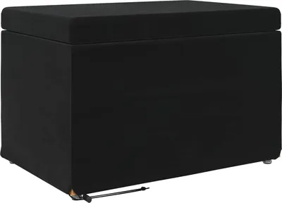Obrázek produktu pro Stolička Černá 61 x 41 x 40 cm Samet a inženýrské dřevo