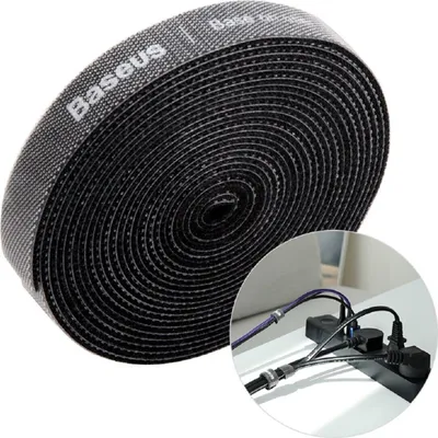 Immagine prodotto di Baseus Rainbow Circle – Organizzatore Cavi 3m Nero KP35185