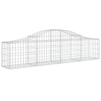 Produktbild von Gabione mit Hochbogen 200x30x40/60 cm Verzinktes Eisen