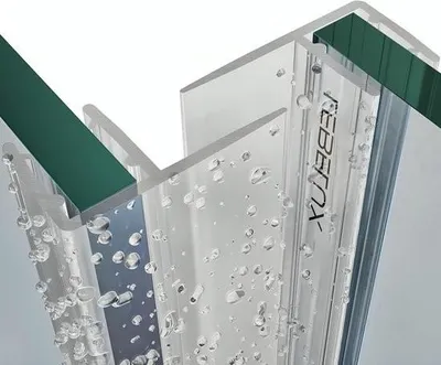 Produktbild von Duschtürdichtung - PVC-Streifen für 5-8mm Glas - 2x100cm