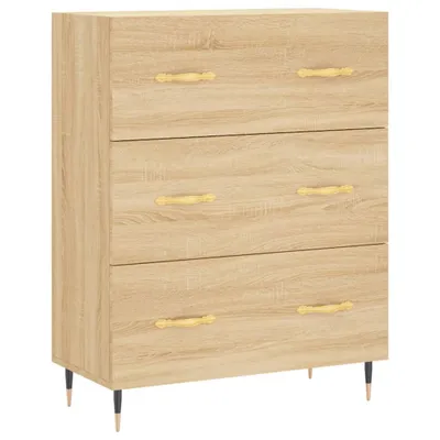 Produktbild von Sideboard Sonoma-Eiche 69,5x34x90 cm Holzwerkstoff
