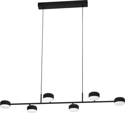 Produktbild von EGLO LED Pendelleuchte Esstisch Clavellina, 6-flammige Hängelampe für Wohnzimmer und Esszimmer, Esszimmerlampe, Lampe hängend warmweiß