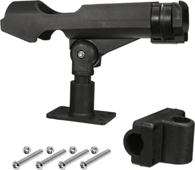 Produktbild von Verstellbare Rutenhalter für Boot und Kajak - 360° verstellbar und rotierbar - ideal zum Angeln und Jagen